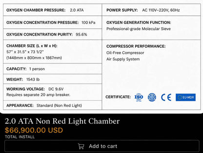 2.0 ATA Non Red Light chamber